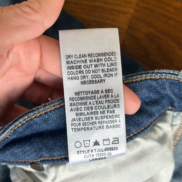 Joe’s Jeans Larissa Mid Rise Skinny Jeans Women’s Size 31 Blue Stretch Denim - Picture 5 of 6